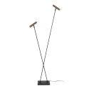 Lucide DUARTE - Lampadaire - 2xG9 - Café - Vibes