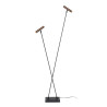Lucide DUARTE - Lampadaire - 2xG9 - Café - Vibes
