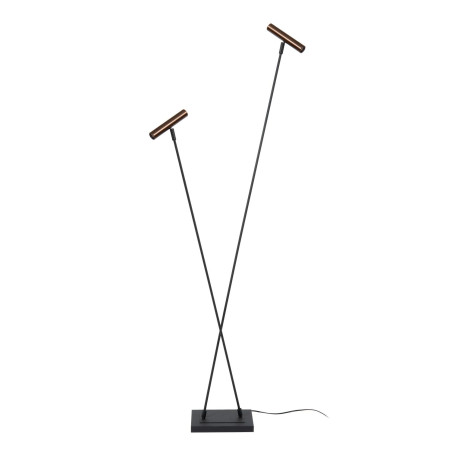 Lucide DUARTE - Lampadaire - 2xG9 - Café - Vibes