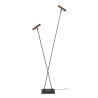 Lucide DUARTE - Lampadaire - 2xG9 - Café - Vibes