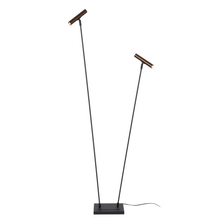 Lucide DUARTE - Lampadaire - 2xG9 - Café - Vibes