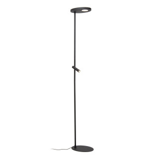 Lucide ORTOLAN - Lampadaire - LED Dim. - CCT - 2700K/4000K - Noir - Essential