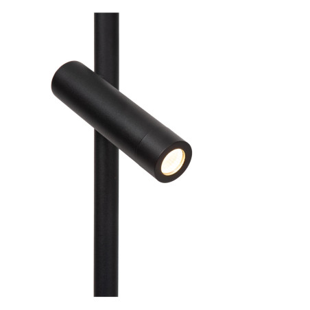 Lucide ORTOLAN - Lampadaire - LED Dim. - CCT - 2700K/4000K - Noir - Essential