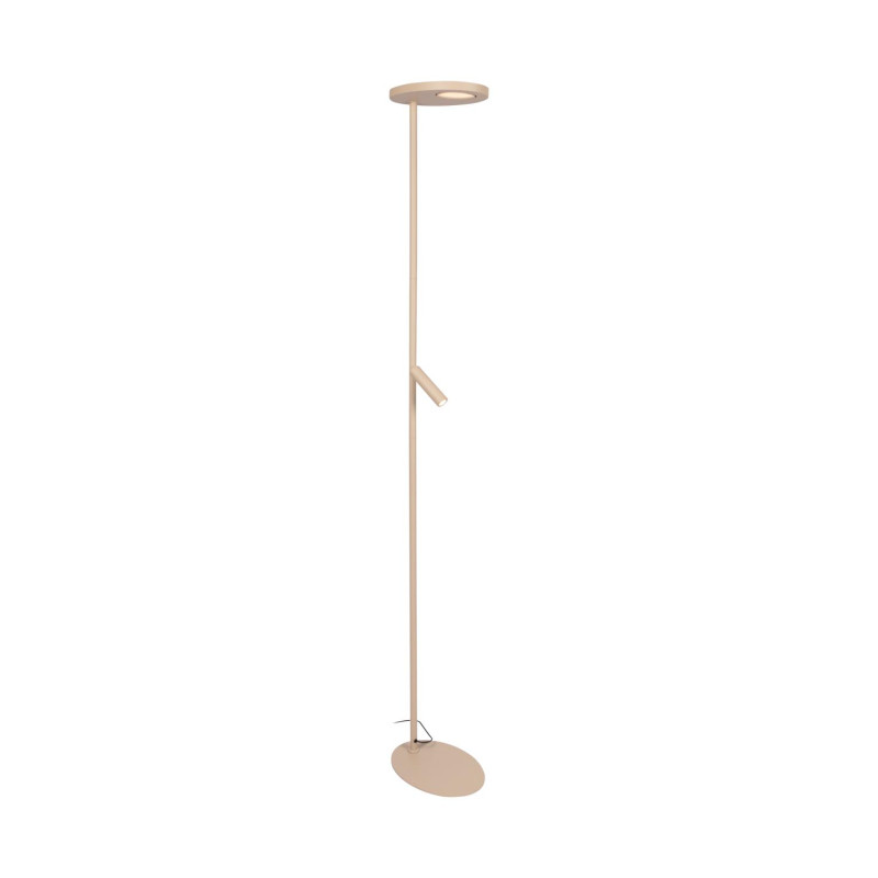 Lucide ORTOLAN - Lampadaire - LED Dim. - CCT - 2700K/4000K - Taupe - Essential