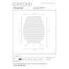 Lucide COLIN IP44 - Lampe de table Rechargeable Intérieur/Extérieur - Batterie/Piles - LED 3 StepDim - 1x3W 3000K - IP44 -