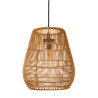 Lucide NERIDA - Suspension Intérieur/Extérieur - Ø 35 cm - 1xE27 - IP44 - Convient aux mezzanines et plafonds hauts - Naturel