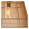 Lucide NERIDA - Suspension Intérieur/Extérieur - Ø 35 cm - 1xE27 - IP44 - Convient aux mezzanines et plafonds hauts - Naturel