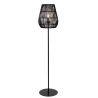 Lucide NERIDA - Lampadaire Intérieur/Extérieur - Ø 35 cm - 1xE27 - IP44 - Noir