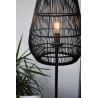 Lucide NERIDA - Lampadaire Intérieur/Extérieur - Ø 35 cm - 1xE27 - IP44 - Noir