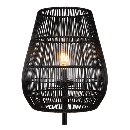 Lucide NERIDA - Lampadaire Intérieur/Extérieur - Ø 35 cm - 1xE27 - IP44 - Noir