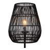 Lucide NERIDA - Lampadaire Intérieur/Extérieur - Ø 35 cm - 1xE27 - IP44 - Noir