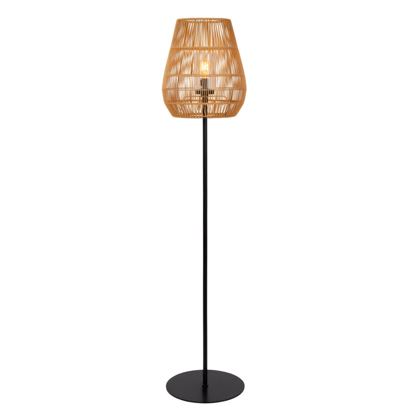 Lucide NERIDA - Lampadaire Intérieur/Extérieur - Ø 35 cm - 1xE27 - IP44 - Naturel