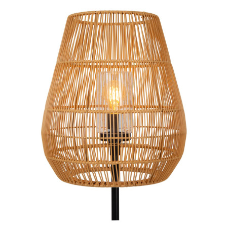 Lucide NERIDA - Lampadaire Intérieur/Extérieur - Ø 35 cm - 1xE27 - IP44 - Naturel