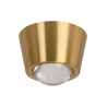 Lucide RIGON - Plafonnier - Ø 9 cm - LED - 1x7W 3000K - Or Mat / Laiton