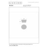 Lucide RIGON - Plafonnier - Ø 9 cm - LED - 1x7W 3000K - Or Mat / Laiton