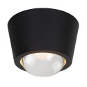Lucide RIGON - Plafonnier - Ø 9 cm - LED - 1x6W 3000K - Noir