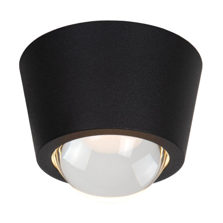 Lucide RIGON - Plafonnier - Ø 9 cm - LED - 1x6W 3000K - Noir