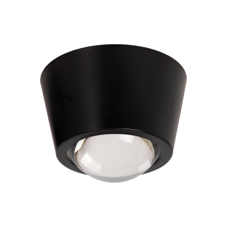 Lucide RIGON - Plafonnier - Ø 9 cm - LED - 1x6W 3000K - Noir