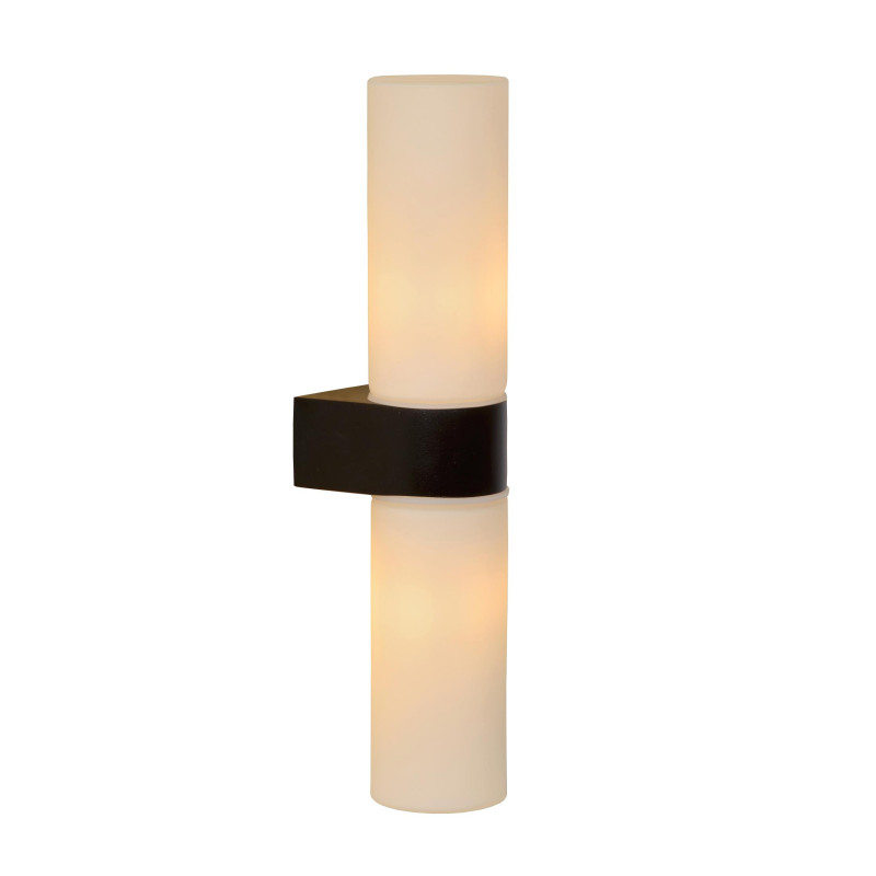 Lucide JESSE - Applique murale Salle de bains - 2xG9 - IP44 - Noir