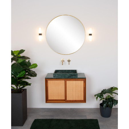 Lucide JESSE - Applique murale Salle de bains - 2xG9 - IP44 - Noir