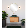 Lucide JESSE - Applique murale Salle de bains - 2xG9 - IP44 - Noir