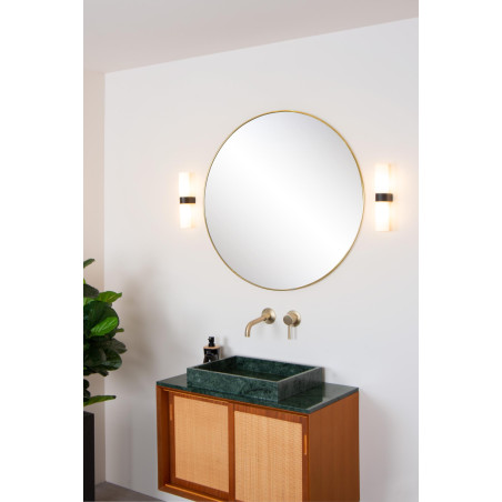 Lucide JESSE - Applique murale Salle de bains - 2xG9 - IP44 - Noir