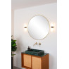 Lucide JESSE - Applique murale Salle de bains - 2xG9 - IP44 - Noir