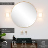 Lucide JELTE - Applique murale Salle de bains - 1xG9 - IP44 - Noir