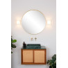 Lucide JELTE - Applique murale Salle de bains - 1xG9 - IP44 - Noir