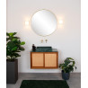 Lucide JELTE - Applique murale Salle de bains - 1xG9 - IP44 - Noir