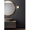 Lucide JELTE - Applique murale Salle de bains - 1xG9 - IP44 - Noir