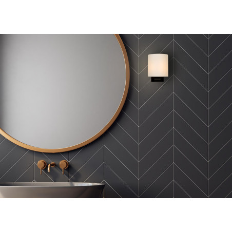 Lucide JELTE - Applique murale Salle de bains - 1xG9 - IP44 - Noir