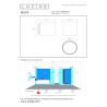Lucide JELTE - Applique murale Salle de bains - 1xG9 - IP44 - Noir