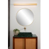 Lucide ALEXA - Applique murale Salle de bains - LED - 1x13W 2700K - IP44 - Or Mat / Laiton