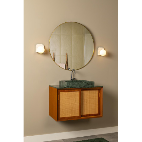 Lucide DAVY - Applique murale Salle de bains - 1xG9 - IP44 - Gris