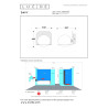 Lucide DAVY - Applique murale Salle de bains - 1xG9 - IP44 - Gris