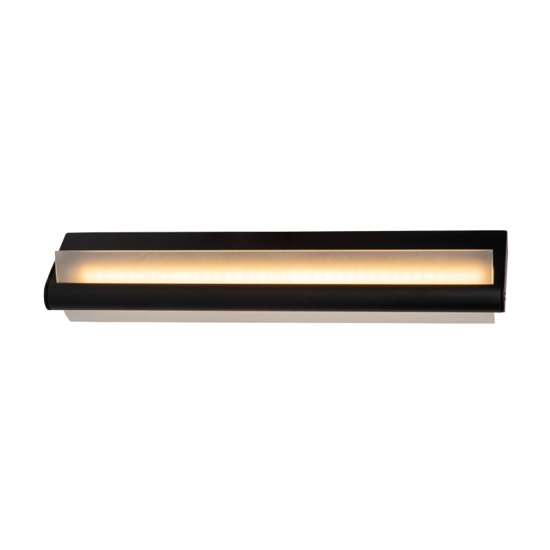 Lucide WANDA - Applique murale Salle de bains - LED - 1x15W 3000K - IP44 - Noir