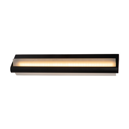Lucide WANDA - Applique murale Salle de bains - LED - 1x15W 3000K - IP44 - Noir