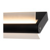 Lucide WANDA - Applique murale Salle de bains - LED - 1x15W 3000K - IP44 - Noir