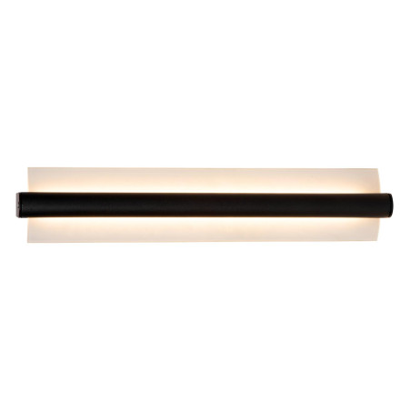 Lucide WANDA - Applique murale Salle de bains - LED - 1x15W 3000K - IP44 - Noir