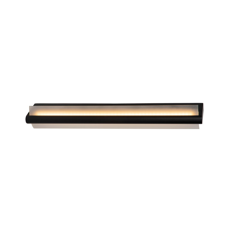 Lucide WANDA - Applique murale Salle de bains - LED - 1x19W 3000K - IP44 - Noir