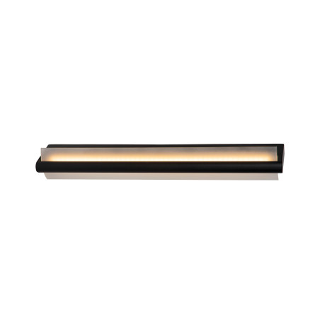 Lucide WANDA - Applique murale Salle de bains - LED - 1x19W 3000K - IP44 - Noir