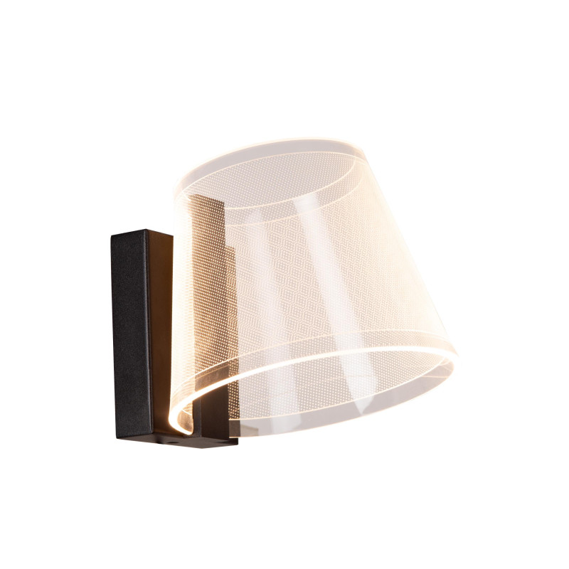 Lucide KORGIS - Applique murale Salle de bains - LED - 1x10W 3000K - IP44 - Transparent