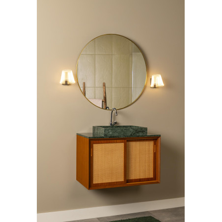 Lucide KORGIS - Applique murale Salle de bains - LED - 1x10W 3000K - IP44 - Transparent