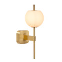 Lucide ELDA - Applique murale Salle de bains - 1xG9 - IP44 - Or Mat / Laiton