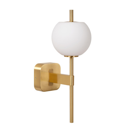Lucide ELDA - Applique murale Salle de bains - 1xG9 - IP44 - Or Mat / Laiton