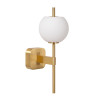 Lucide ELDA - Applique murale Salle de bains - 1xG9 - IP44 - Or Mat / Laiton
