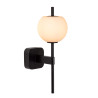 Lucide ELDA - Applique murale Salle de bains - 1xG9 - IP44 - Noir
