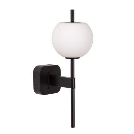 Lucide ELDA - Applique murale Salle de bains - 1xG9 - IP44 - Noir