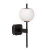 Lucide ELDA - Applique murale Salle de bains - 1xG9 - IP44 - Noir